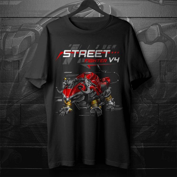 T-shirt Ducati Streetfighter V4 Bull 2023 S Ducati Red Merchandise & Clothing Motorcycle Apparel