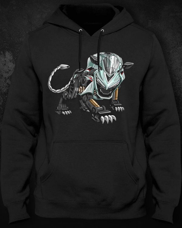 Hoodie Honda CBR 650R Panther Pearl Smoky Gray Merchandise & Clothing Motorcycle Apparel