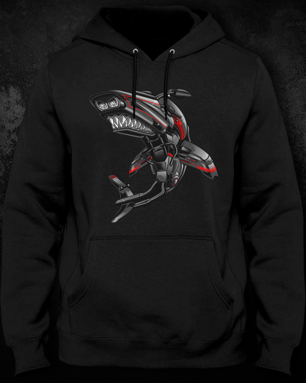 Hoodie Road Glide Shark Black Earth Merchandise & Clothing Motorcycle Apparel Harley-Davidson