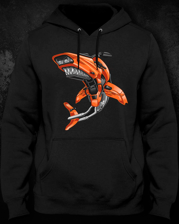 Hoodie Road Glide Shark Baja Orange Merchandise & Clothing Motorcycle Apparel Harley-Davidson