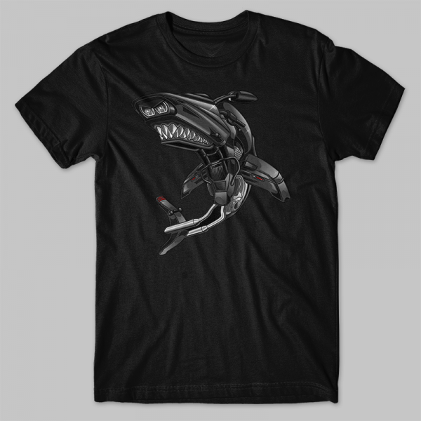 T-shirt Road Glide Shark Black Merchandise & Clothing Motorcycle Apparel Harley-Davidson
