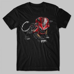 T-shirt Honda CBR 650R Panther Grand Prix Red Merchandise & Clothing Motorcycle Apparel