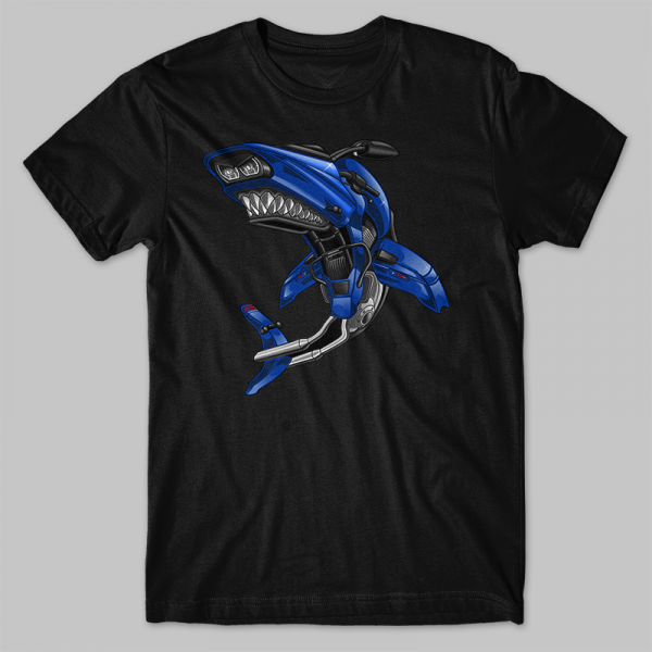 T-shirt Road Glide Shark Blue Merchandise & Clothing Motorcycle Apparel Harley-Davidson