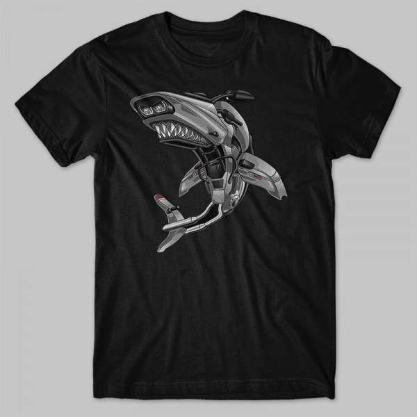 T-shirt Road Glide Shark Gray Merchandise & Clothing Motorcycle Apparel Harley-Davidson