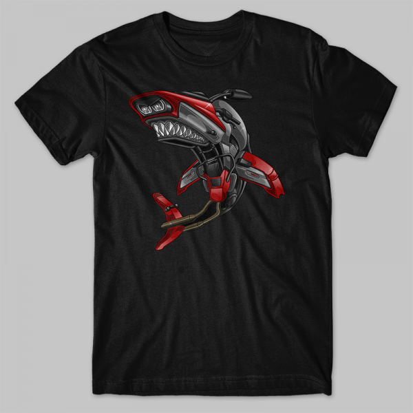 T-shirt Road Glide Shark Red Pepper Merchandise & Clothing Motorcycle Apparel Harley-Davidson