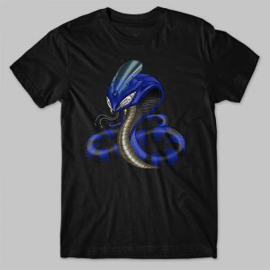 T-shirt Yamaha FZ8 S Cobra Vivid Purplish Blue Merchandise & Clothing Motorcycle Apparel