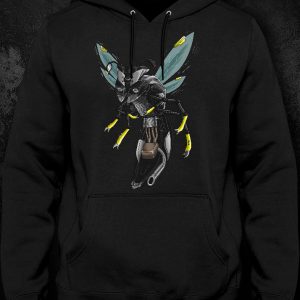 Hoodie Yamaha MT-10 Wasp Night Fluo Merchandise & Clothing Motorcycle Apparel