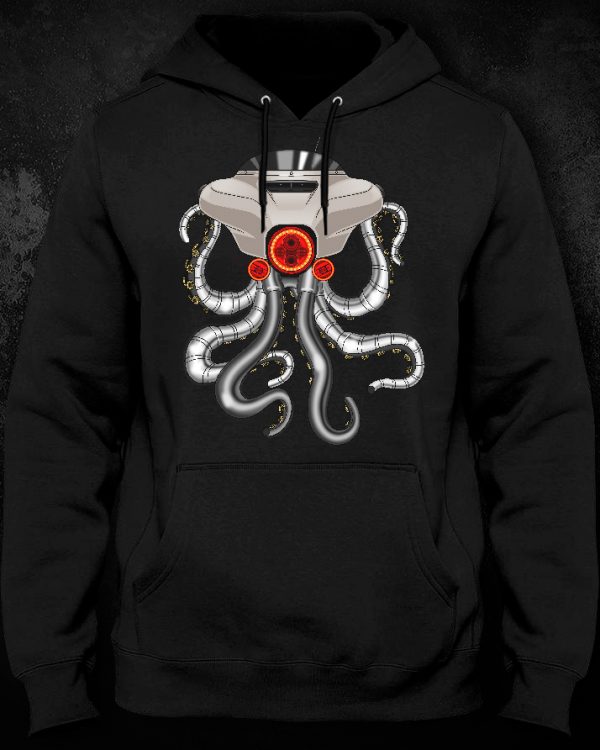 Hoodie Harley Street Glide Octopus White Sand Pearl Merchandise & Clothing Motorcycle Apparel