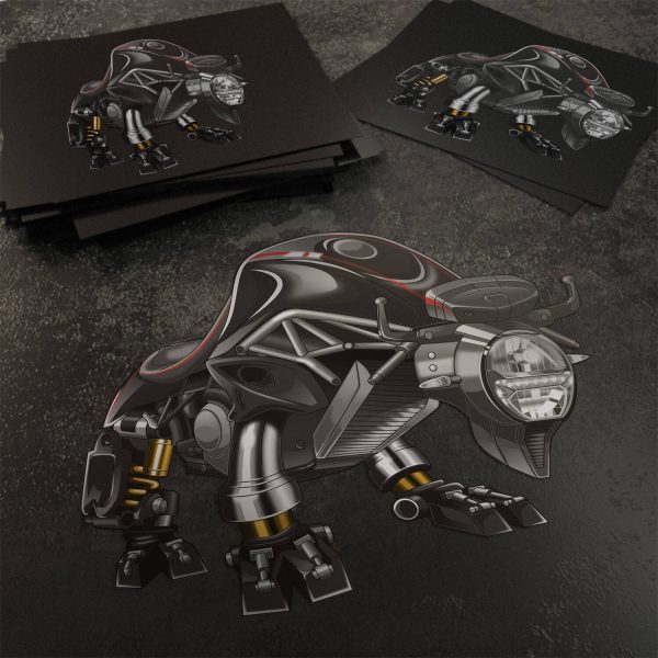 Stickers Ducati Monster 1200 Bison 2015-2019 R Thrilling Black Merchandise & Clothing