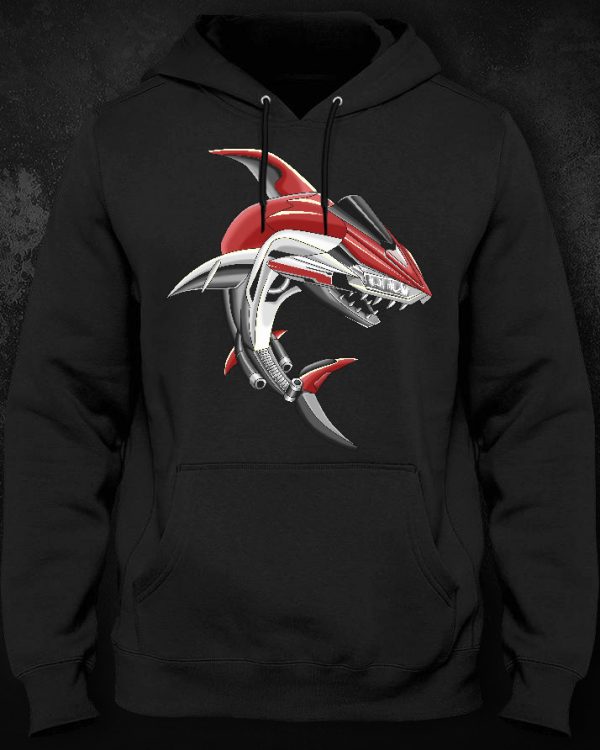 Hoodie Yamaha YZF-R25 Shark Red Merchandise & Clothing Motorcycle Apparel