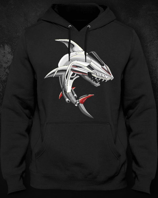 Hoodie Yamaha YZF-R25 Shark Red-White Merchandise & Clothing Motorcycle Apparel