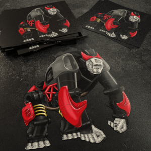 Stickers Ducati Diavel Gorilla Gray-Red Merchandise & Clothing