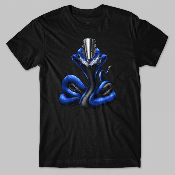 T-shirt Yamaha Tracer 700 Snake Blue Merchandise & Clothing Motorcycle Apparel
