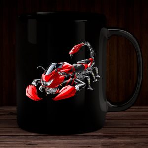 Black Mug Honda CBR 929RR Scorpion Winning Red & Gloss Black Merchandise & Clothing Motorcycle Apparel