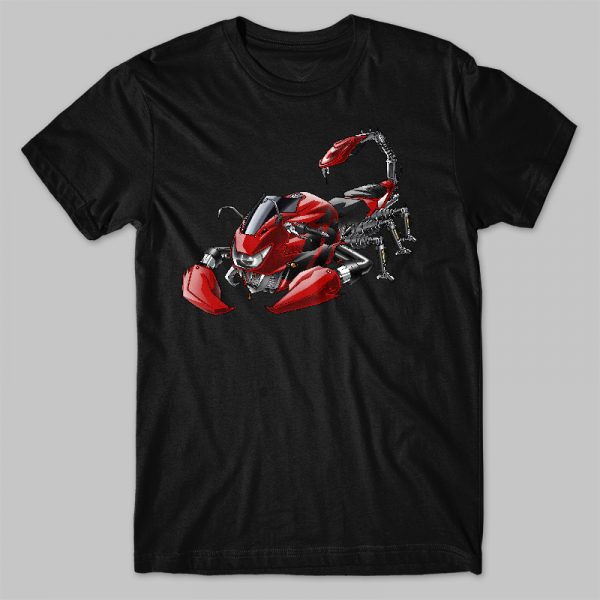 T-shirt Honda CBR 929RR Scorpion Winning Red & Gloss Black Merchandise & Clothing Motorcycle Apparel