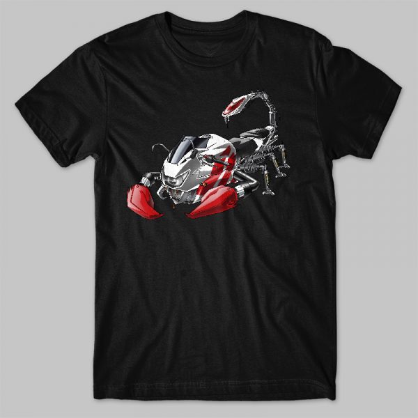 T-shirt Honda CBR 929RR Scorpion Winning Red & Pearl Crystal White Merchandise & Clothing Motorcycle Apparel