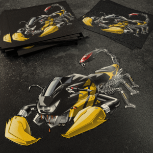 Stickers Honda CBR 929RR Scorpion Flash Yellow & Gloss Black Merchandise & Clothing Motorcycle Apparel