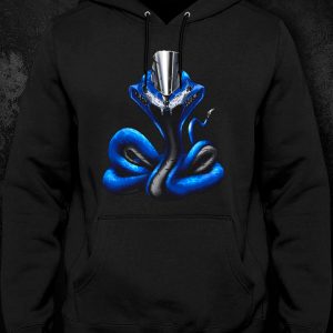 Hoodie Yamaha Tracer 700 Snake Blue Merchandise & Clothing Motorcycle Apparel