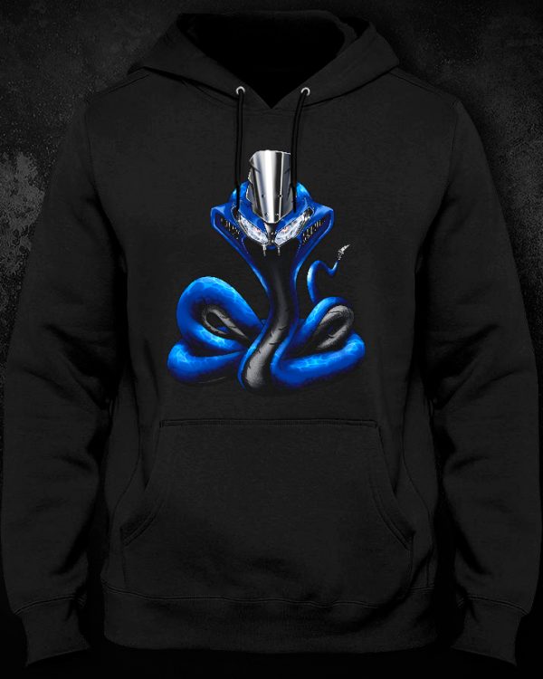 Hoodie Yamaha Tracer 700 Snake Blue Merchandise & Clothing Motorcycle Apparel