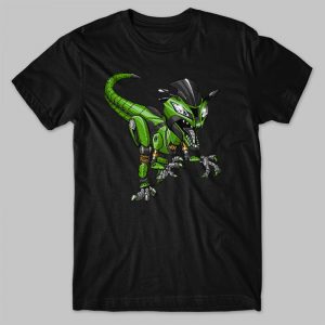 T-shirt Kawasaki ZX10R Raptor Lime Green & Ebony Merchandise & Clothing Motorcycle Apparel