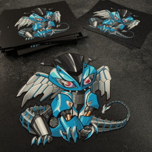 Stickers Kawasaki Ninja ZX6R Dragonbike Candy Blue Merchandise & Clothing