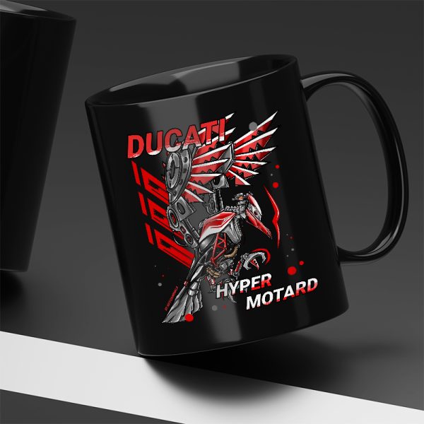 Black Mug Ducati Hypermotard 950 Raven Merchandise & Clothing