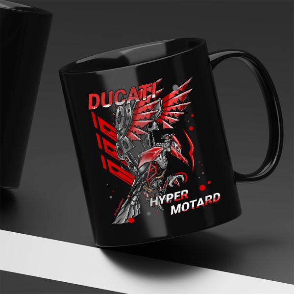 Black Mug Ducati Hypermotard 950 Raven Merchandise & Clothing