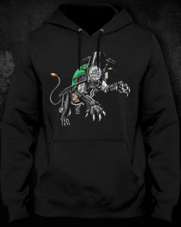 Hoodie Yamaha XSR700 Cougar Forest Green Merchandise & Clothing Motorcycle Apparel