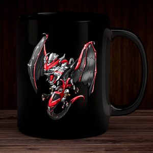 Black Mug Yamaha YZF-R3 Dragonbike Rapid Red Merchandise & Clothing Motorcycle Apparel