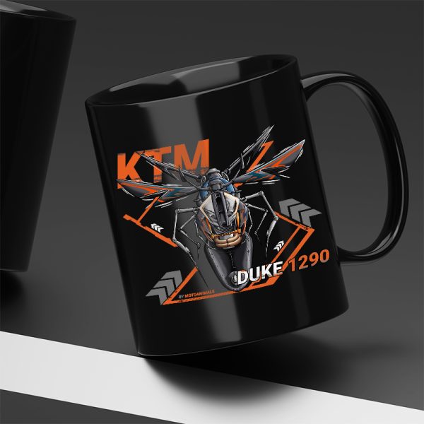 Black Mug KTM 1290 Super Duke R Wasp EVO Orange/Blue/Black Merchandise & Clothing Motorcycle Apparel