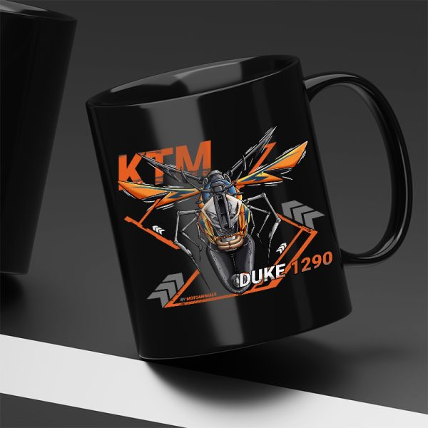 Black Mug KTM 1290 Super Duke R Wasp 2020 Orange/Blue Merchandise & Clothing Motorcycle Apparel