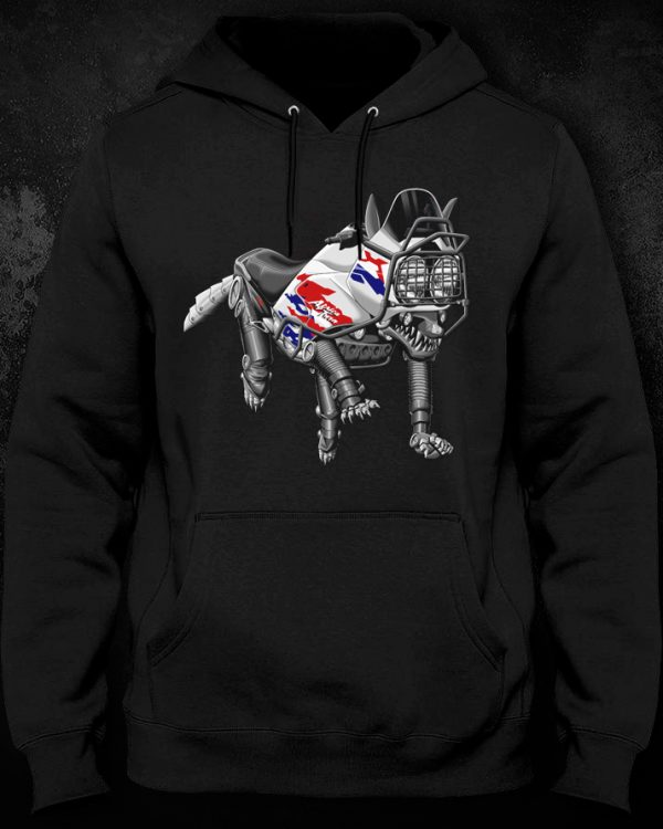 Hoodie Honda XRV750 Africa Twin 1998 Ross White Merchandise & Clothing Motorcycle Apparel