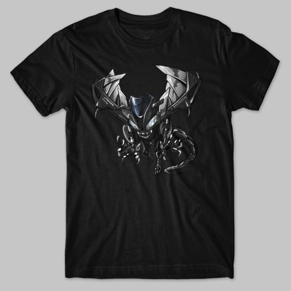 T-shirt Honda CBR1000RR Dragonbike Graphite Black Merchandise & Clothing Motorcycle Apparel