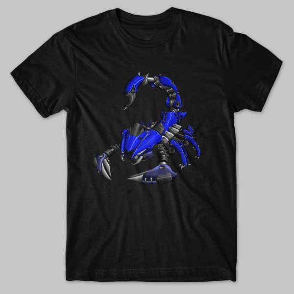 T-shirt Yamaha YZF-R1 Scorpion 2022-2023 Team Yamaha Blue Merchandise & Clothing Motorcycle Apparel