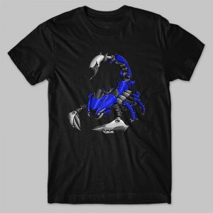 T-shirt Yamaha YZF-R1 Scorpion 2020-2021 Team Yamaha Blue Merchandise & Clothing Motorcycle Apparel