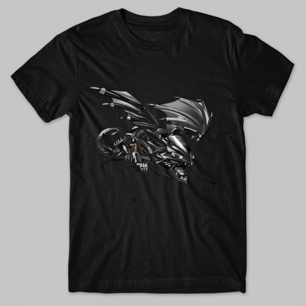 T-shirt Yamaha YZF-R1 Dragonbike Raven Merchandise & Clothing