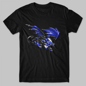 T-shirt Yamaha YZF-R1 Dragonbike Team Yamaha Blue Merchandise & Clothing