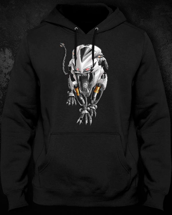 Hoodie Honda CBR 1000RR Panther White Merchandise & Clothing Motorcycle Apparel