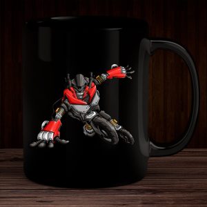 Black Mug Honda Grom MSX125 Robot Red Merchandise & Clothing Motorcycle Apparel