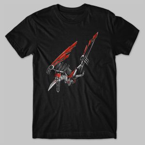 T-shirt Fantic Motard XMF 125 Pterodactyl Red Merchandise & Clothing Motorcycle Apparel