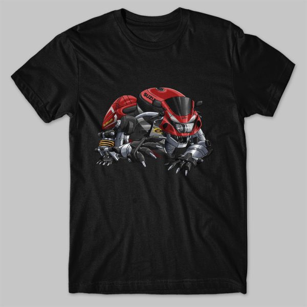 T-shirt Suzuki GSX-R600 Bear Red SRAD Merchandise & Clothing Motorcycle Apparel