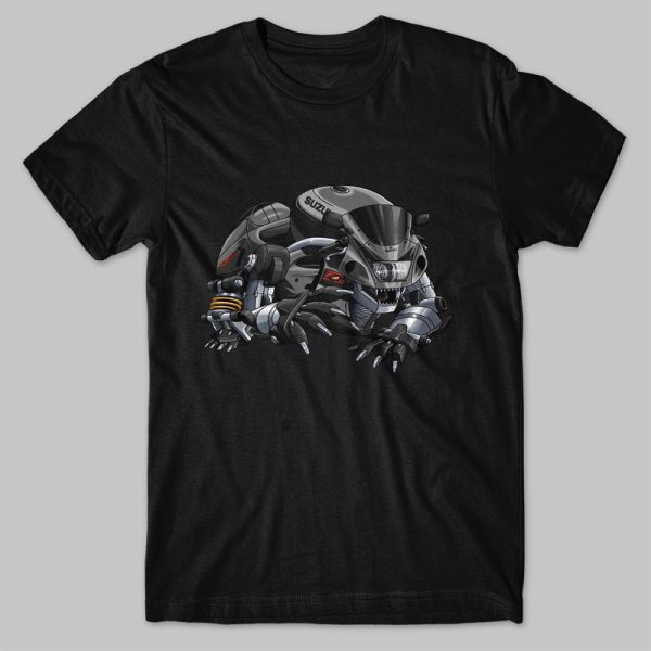 T-shirt Suzuki GSX-R600 Bear Black/Gray SRAD Merchandise & Clothing Motorcycle Apparel