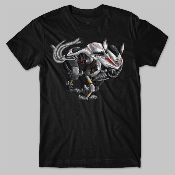 T-shirt MV Agusta F4 Beast White-red Merchandise & Clothing Motorcycle Apparel