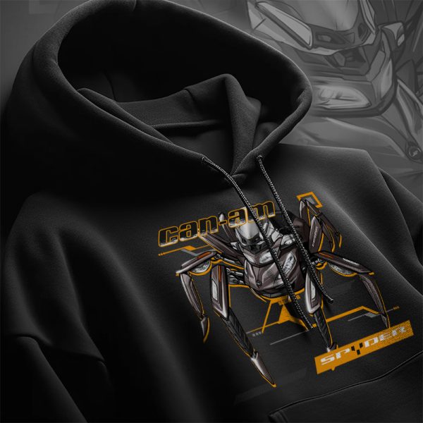 Hoodie Can-Am Spyder RT Spider Blackcurrant Merchandise & Clothing Motorcycle Apparel
