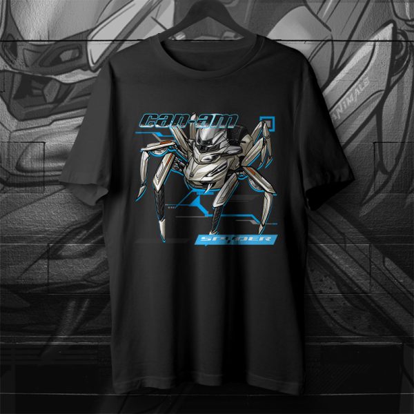T-shirt Can-Am Spyder RT Spider Champagne Metallic Merchandise & Clothing Motorcycle Apparel