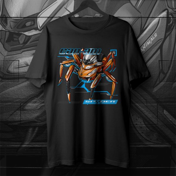T-shirt Can-Am Spyder RT Spider Cognac Merchandise & Clothing Motorcycle Apparel