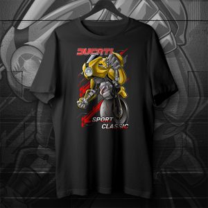 T-shirt Ducati Sport Classic Robot Yellow Merchandise & Clothing