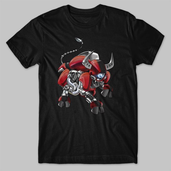 T-shirt Suzuki Boulevard M109R Bull Daring Red & Sparkle Black Merchandise & Clothing Motorcycle Apparel