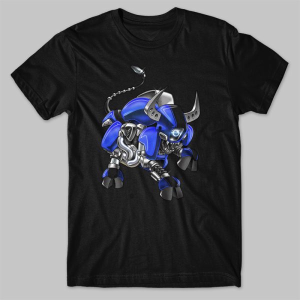T-shirt Suzuki Boulevard M109R Bull Vigor Blue & Sparkle Black Merchandise & Clothing Motorcycle Apparel