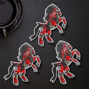 Stickers Honda CRF1100L Africa Twin Mustang 2021 Grand Prix Red Merchandise & Clothing